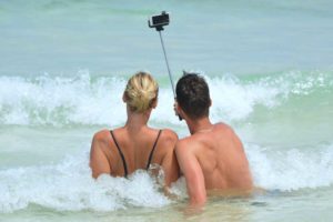Smartphone im Urlaub